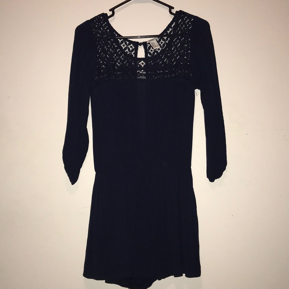 navy blue Forever 21 romper